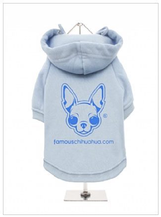 order a famous chihuahua fleece dog hoodie