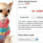 alpine dog sweater