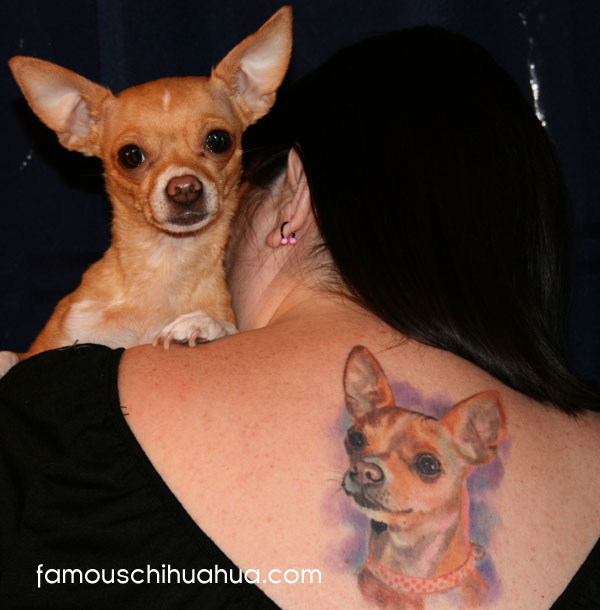chiquita the chihuahua tattoo!