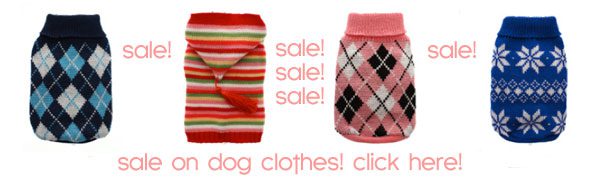 sle doggie clothes