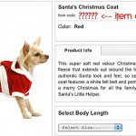 santas dog coat