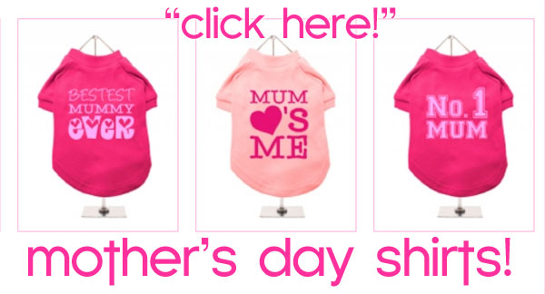 mothers day dog t-shirts