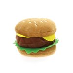 Famous Chihuahua store best sellers hamburger sweeky plush toy